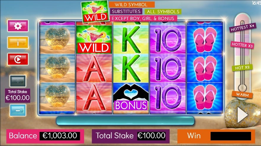 Love Island Bonus Casino Game Play