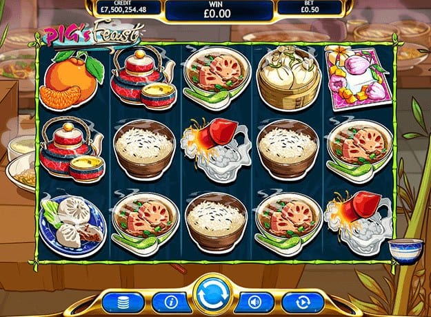 pig's feast slots casino game