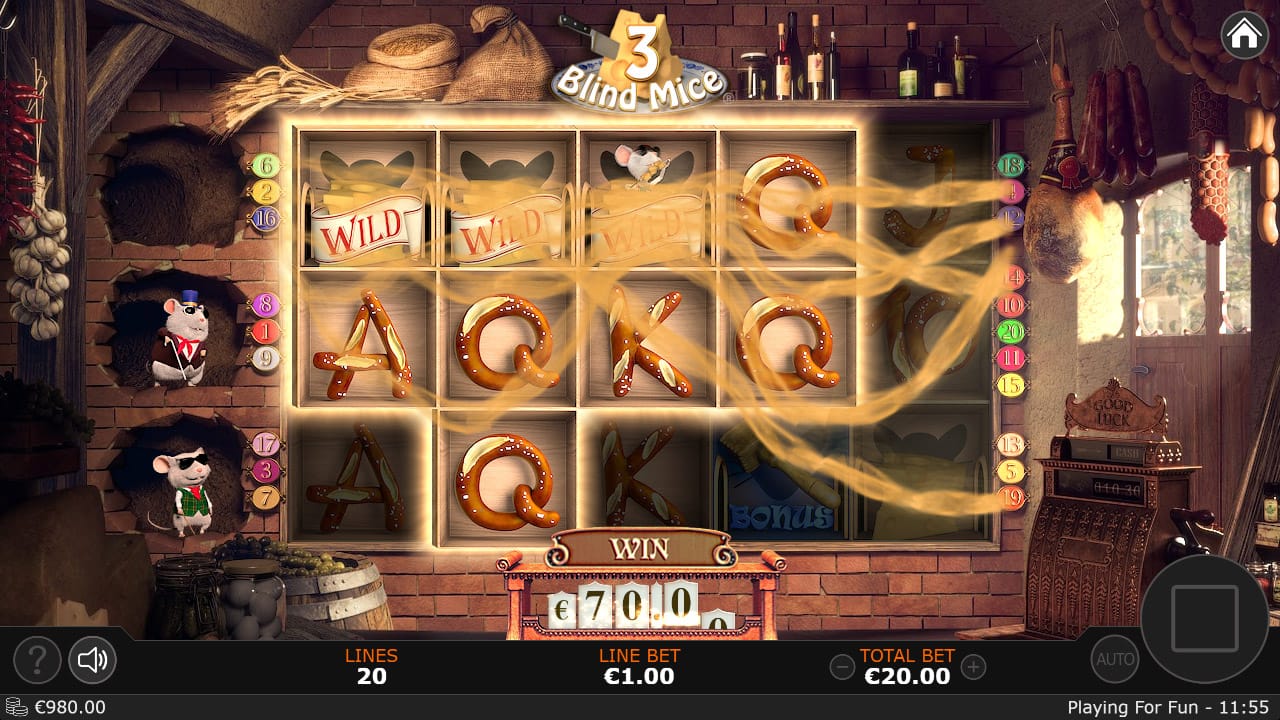 3 Blind Mice slots Game