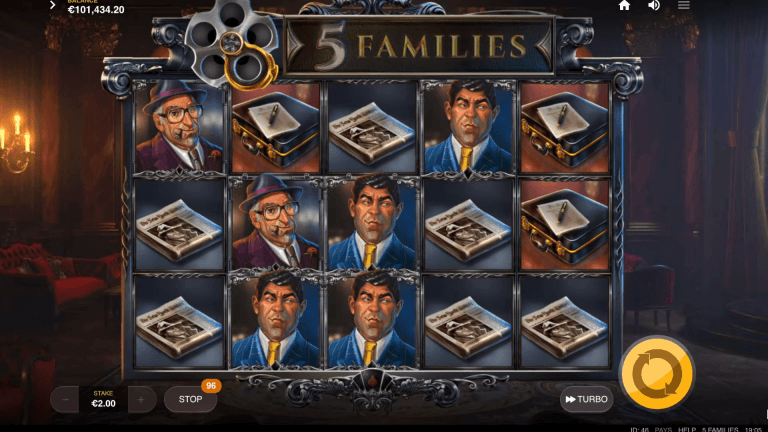 5 Families Slot Gameplay