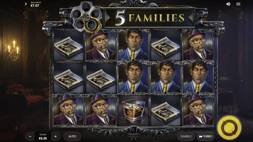 5 Families Slot Reels