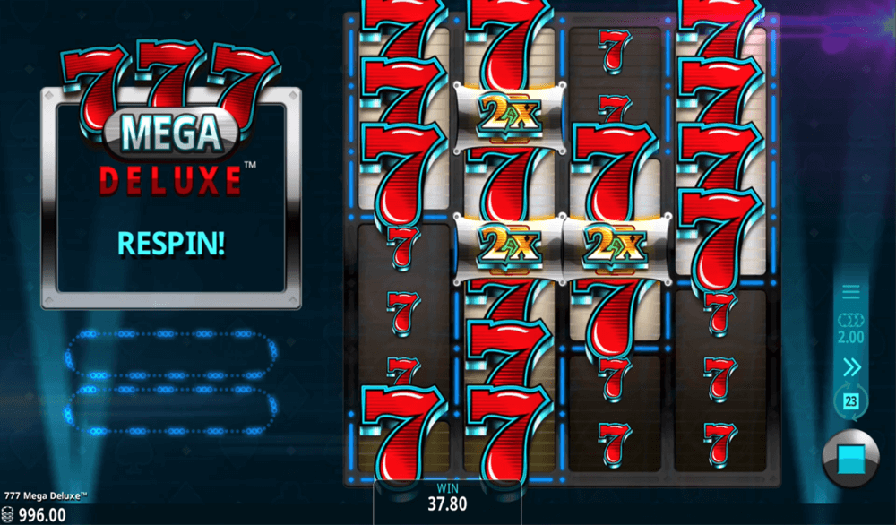 777 Mega Deluxe Slot Respins