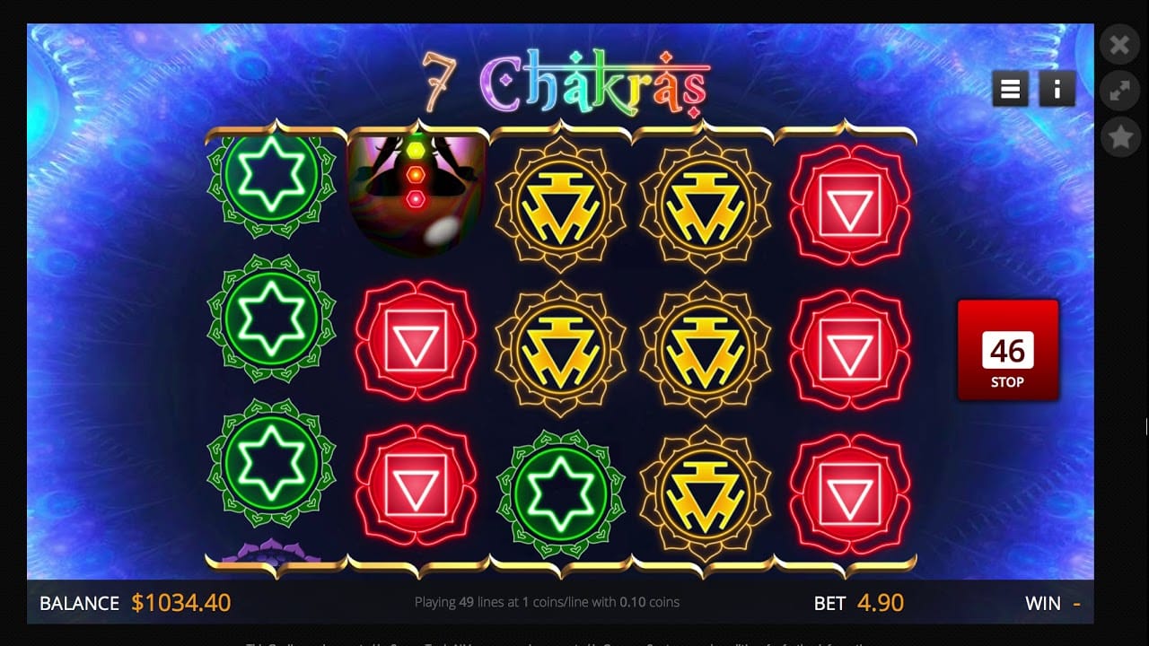7 Chakra's slots Mega Reel