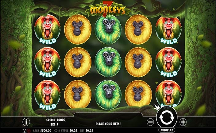 7 Monkeys Slots Game