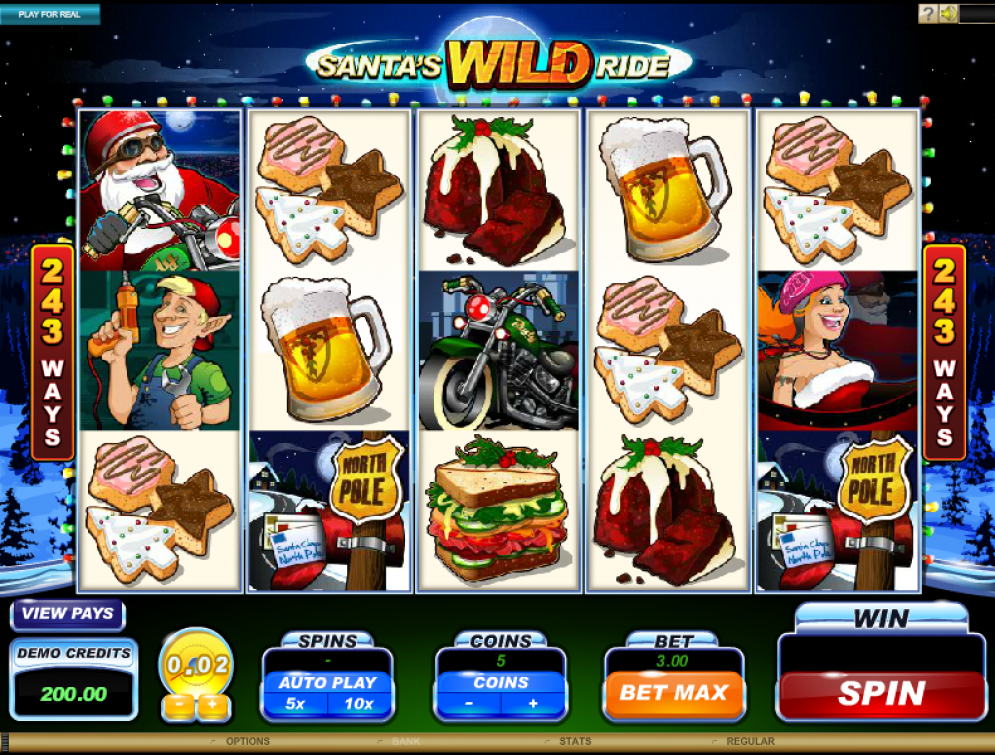 santas wild ride casino slots