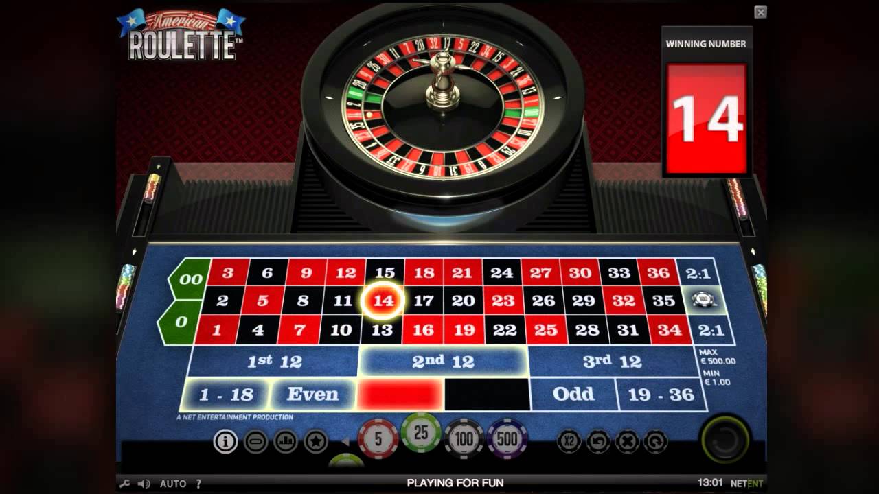 American Roulette casino gameplay