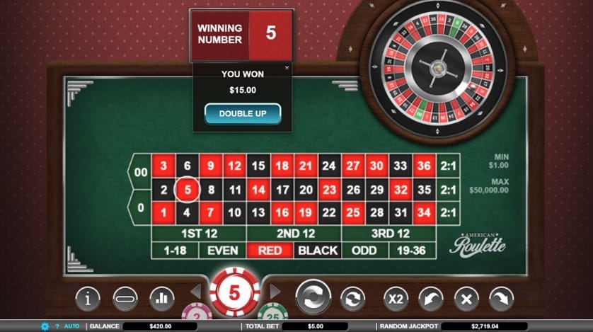 American Roulette Casino Game