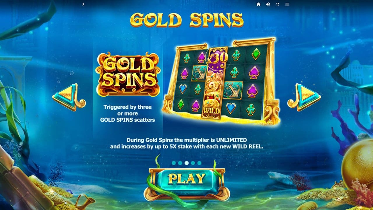 Atlantis Slot Free Spins