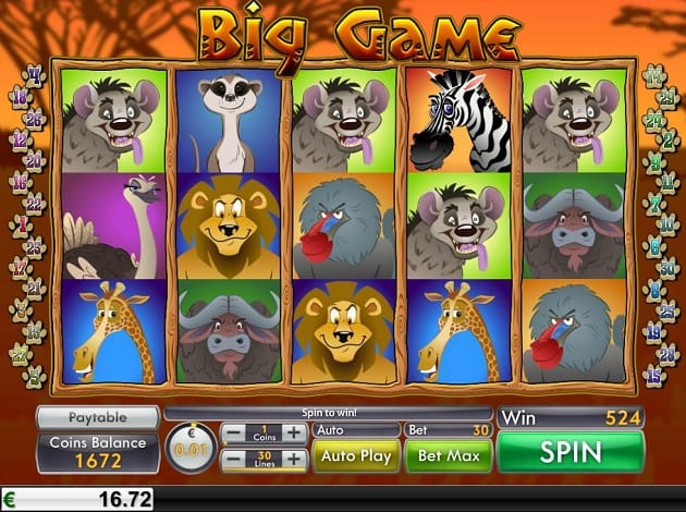 Big Game Slots Online