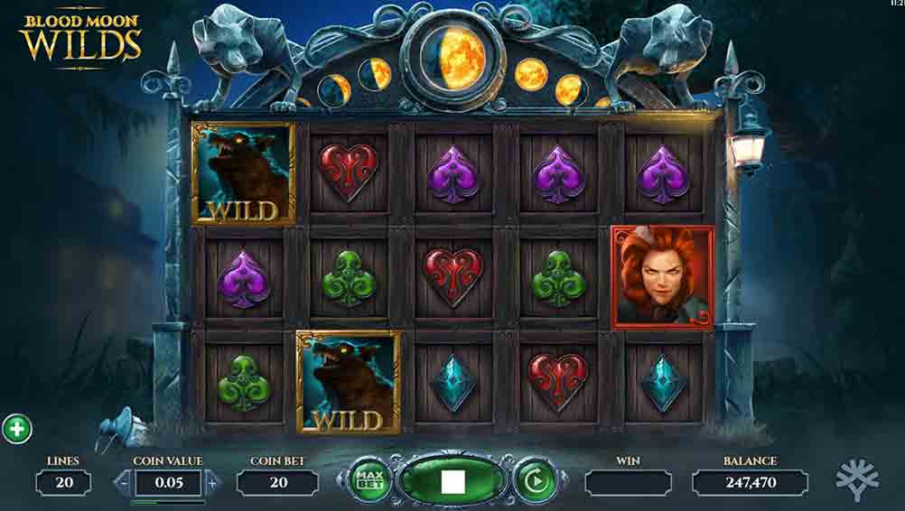 Blood Moon Wilds Slots Reels