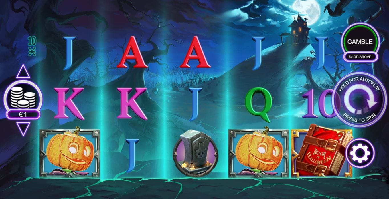 Book of Halloween Slot UK Mega Reel