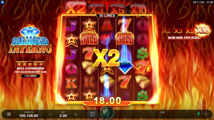 Diamond Inferno Slots Online