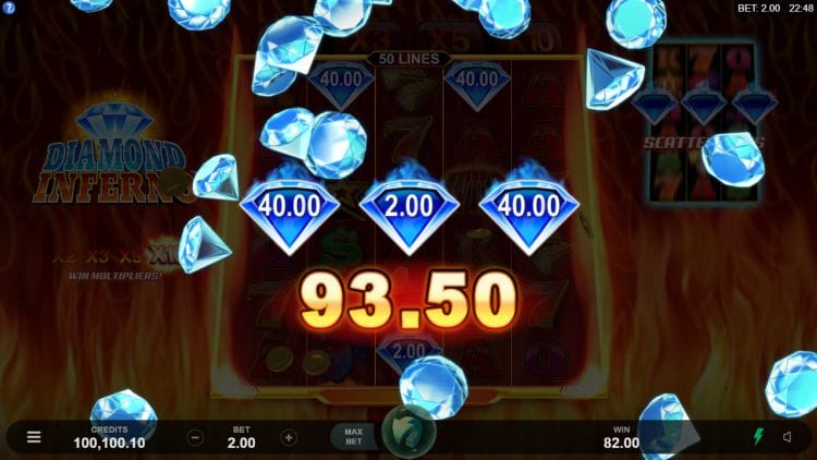 Diamond Inferno Slot Win