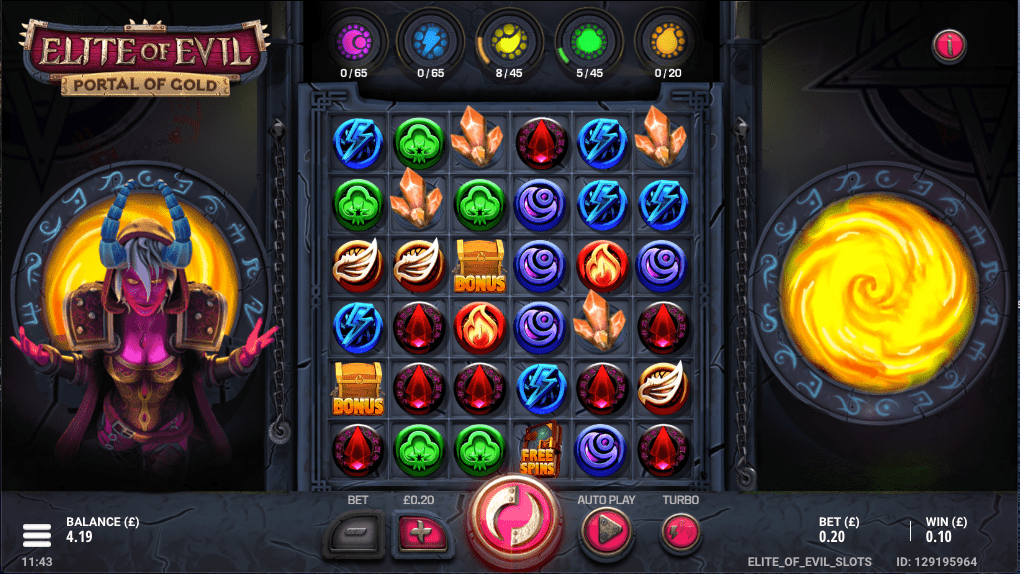 Elite of Evil Portal of Gold Slots Online