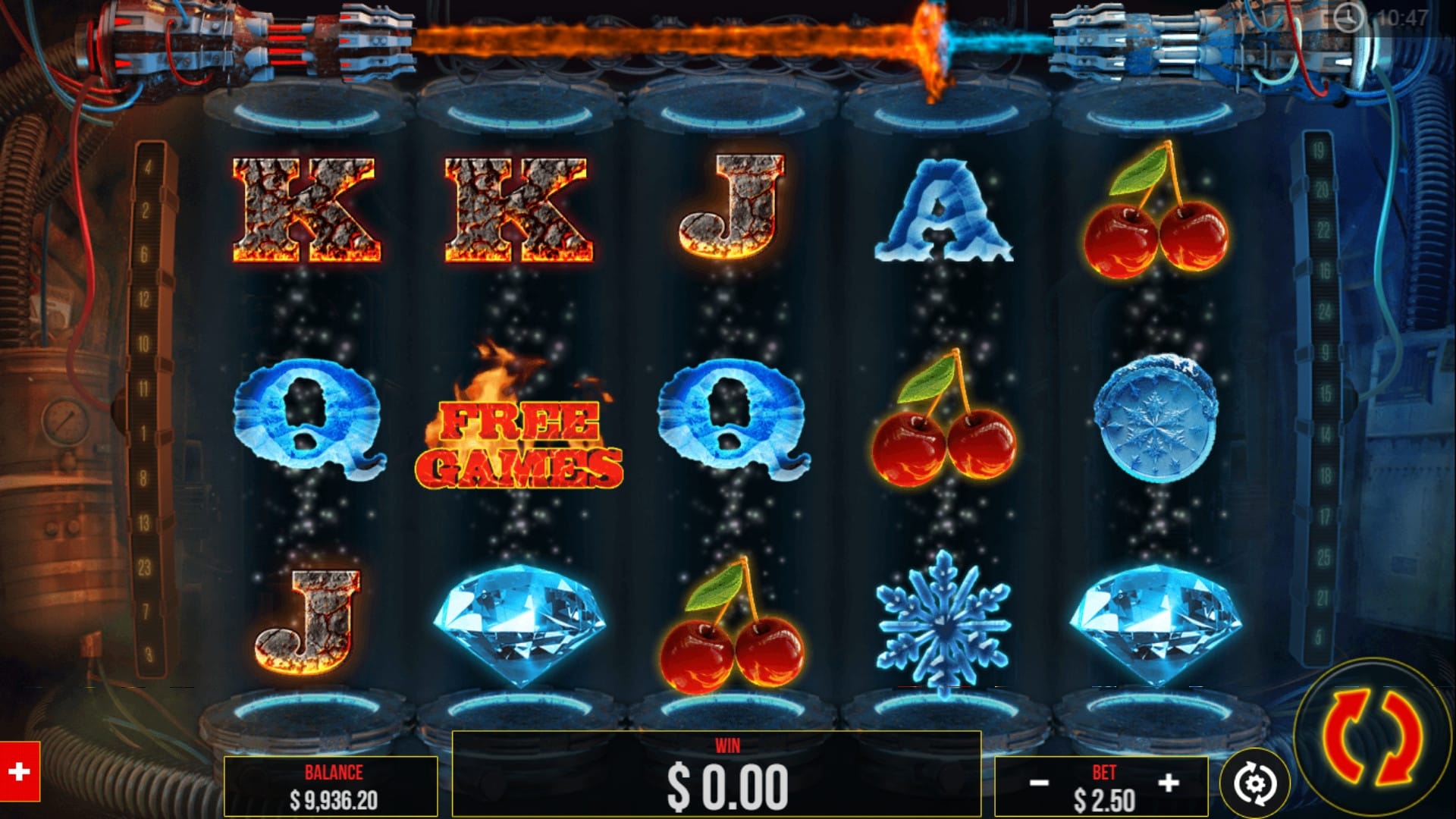 Fire Vs Ice Slot gameplay