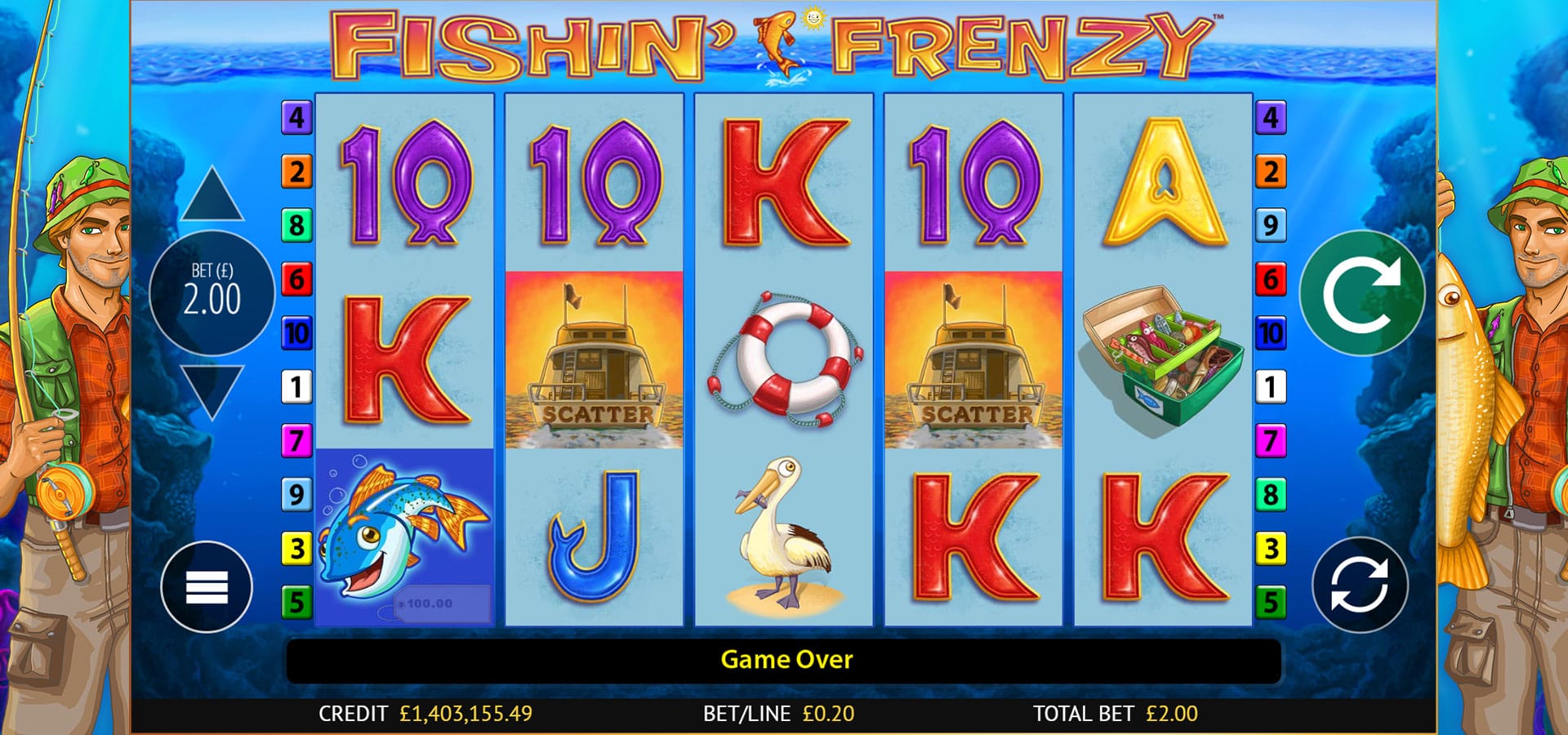 Fishin' Frenzy Free Slots