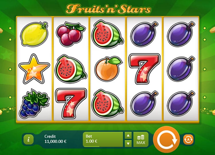 Fruits'N'Stars Slot Mega Reel Casino Game