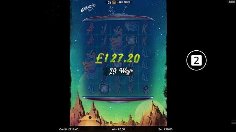 Galactic Girls Slot Win