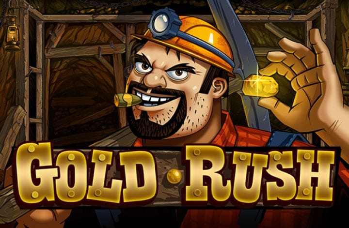 Gold Rush Free Spins Casino Game Logo