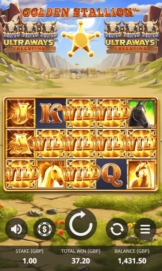 Golden Stallion Slot Gameplay