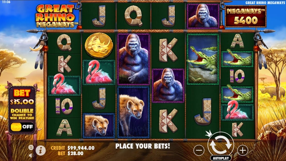 Great Rhino Megaways Slots