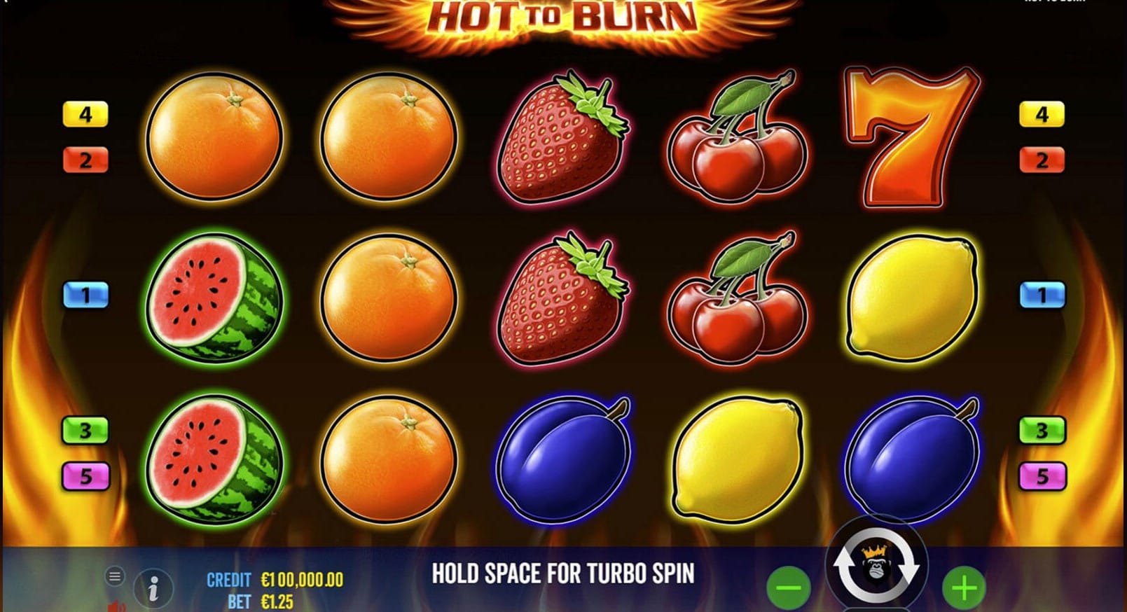 Hot to Burn Slots Game