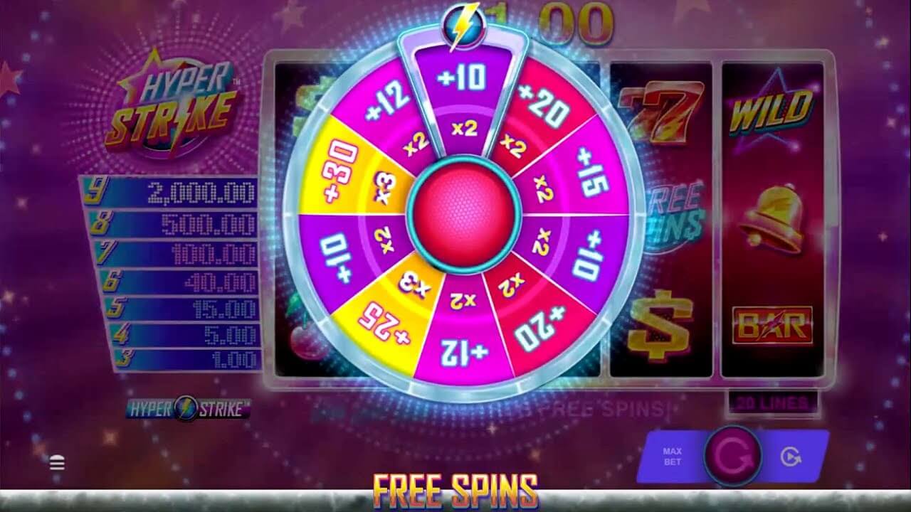 Hyper Strike Slot Free Spins