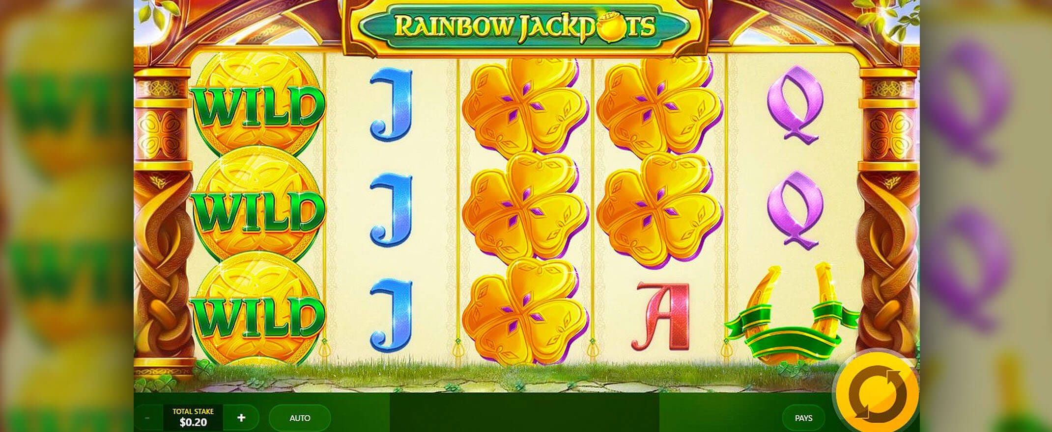 Rainbow Jackpots Casino Game