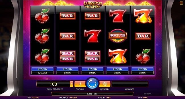 Million Coins Respin Slots UK