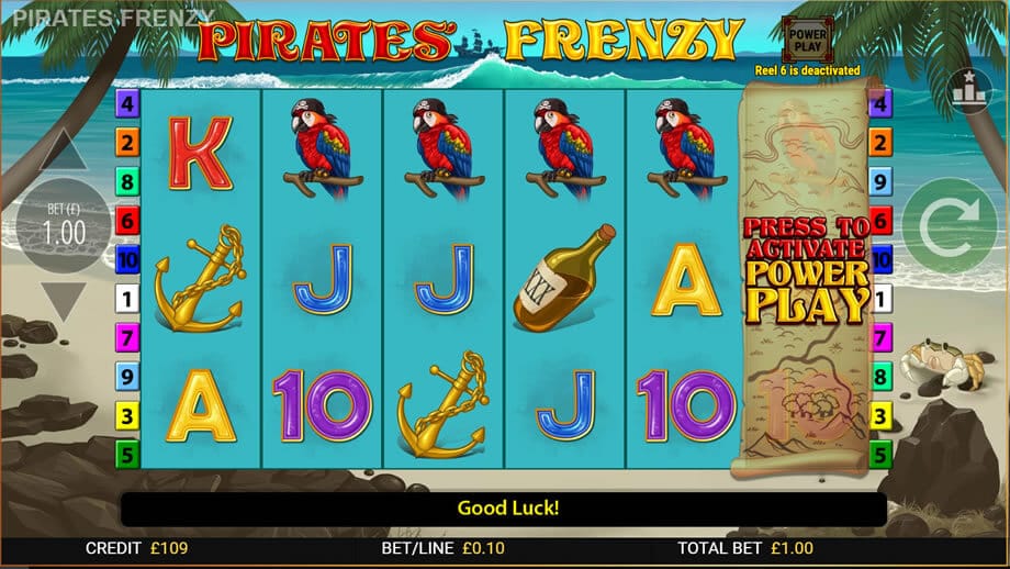 Pirates Frenzy Online Slot Game Bonus