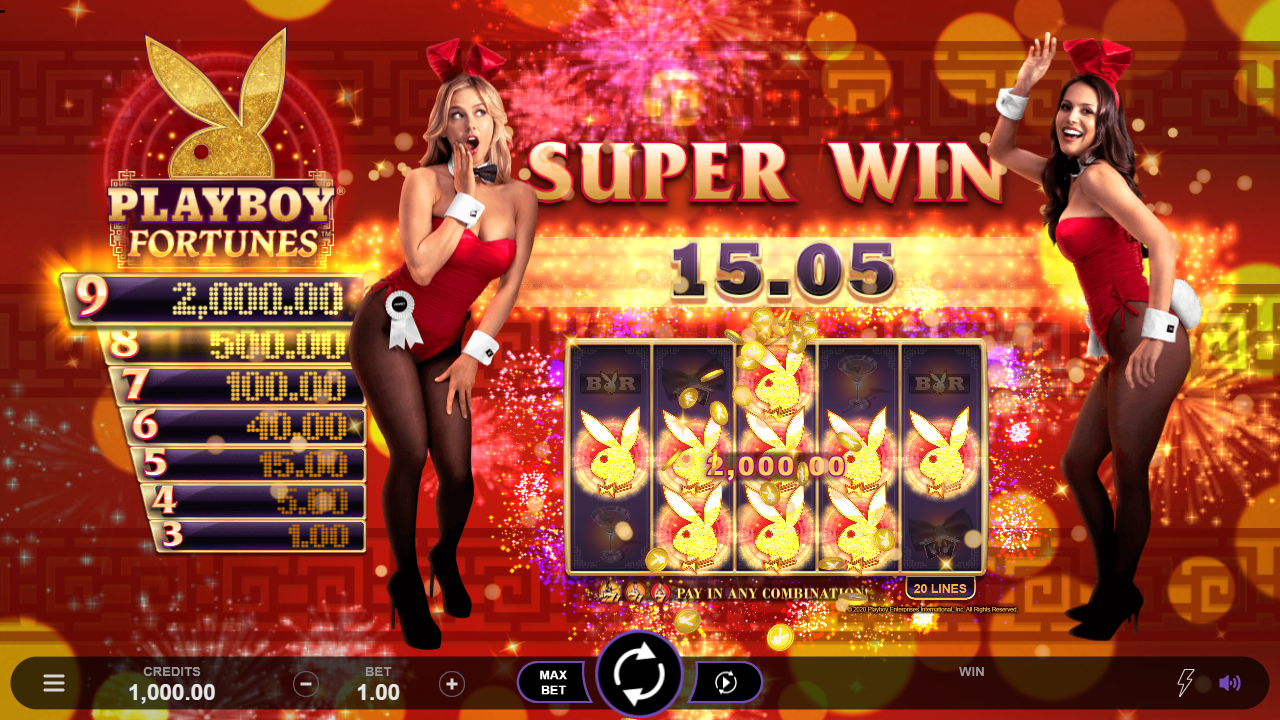 Playboy Fortunes Slots UK