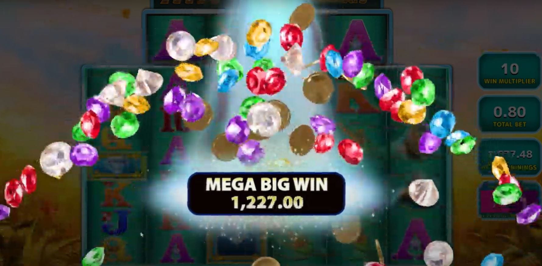 Raging Rhino MegaWays Slots Win