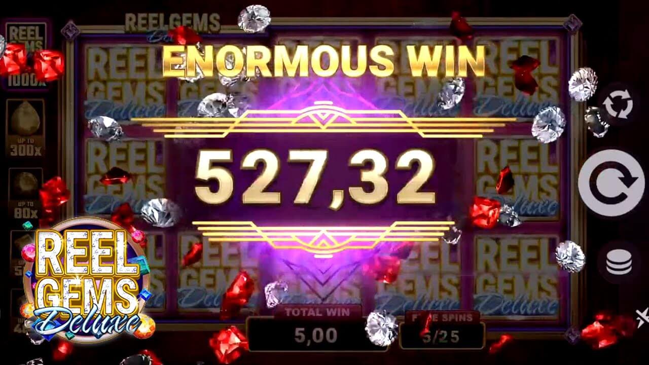 Reel Gems Deluxe Slot Wins