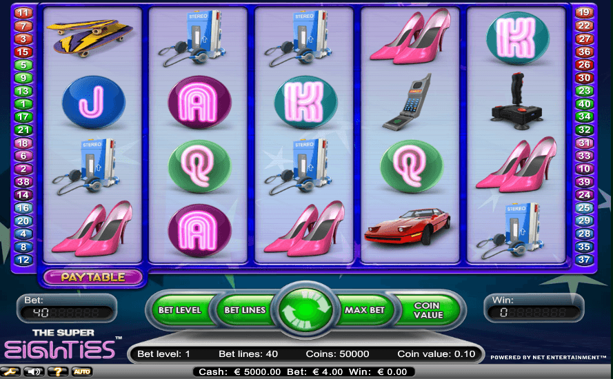 Retro Super 80s Slots online