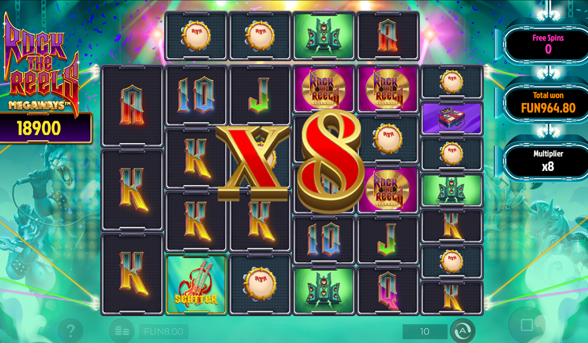 Rock the Reels Megaways Slot Gameplay