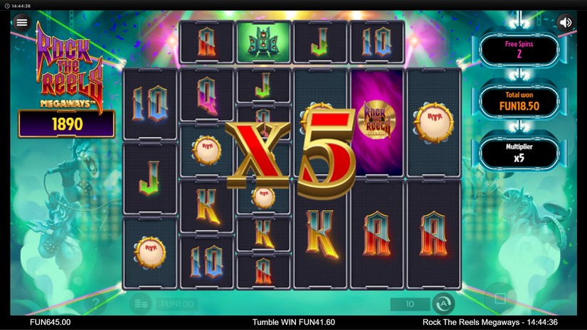 Rock the Reels Megaways Slot Wins