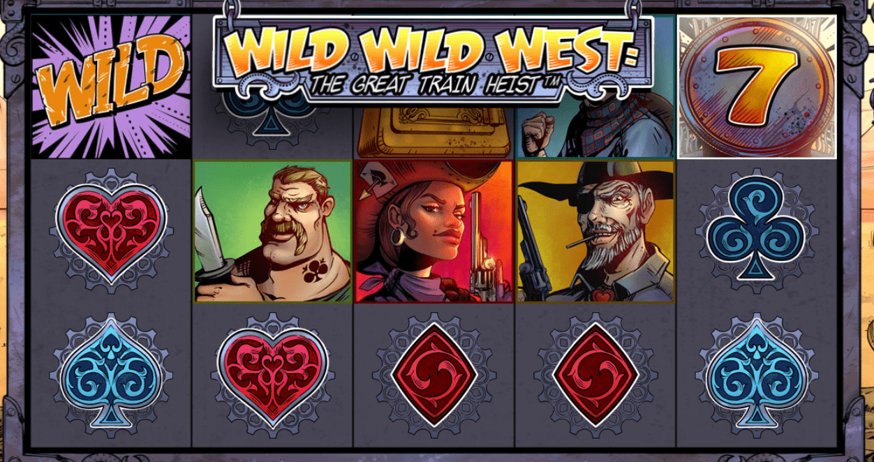 wild wild west train heist slots