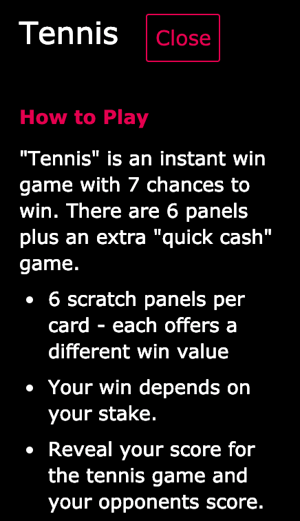 tennis scratch play online game