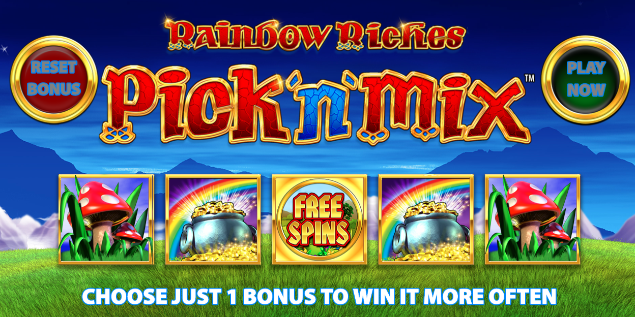 rainbow riches pick n mix play