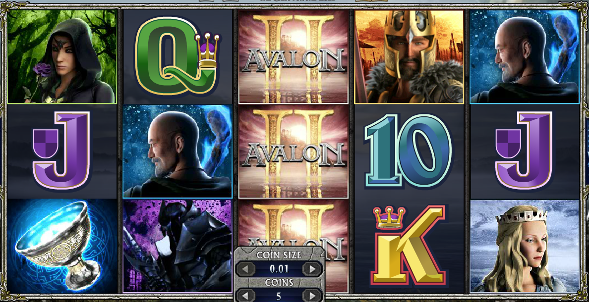 avalon ii quest grail slots