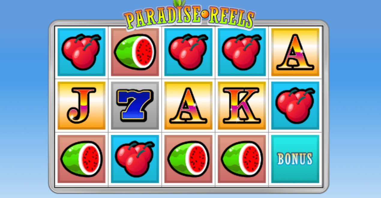 paradise reels online game play