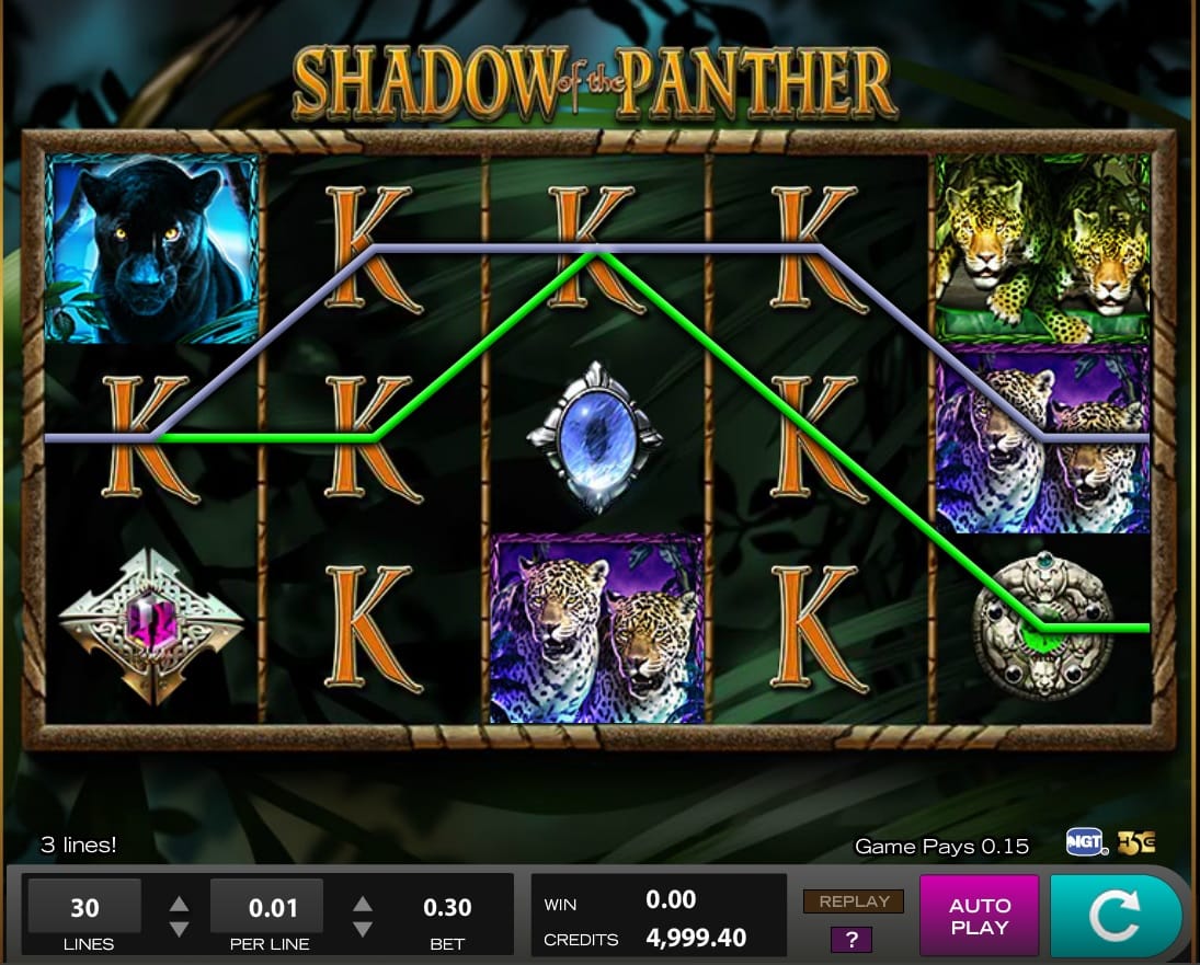 Shadow of the Panther slots UK