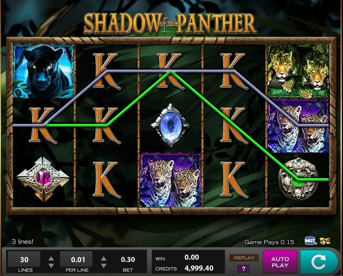 Shadow of the Panther slots UK