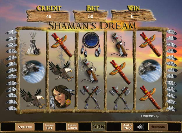 Shamans Dream Video Slot