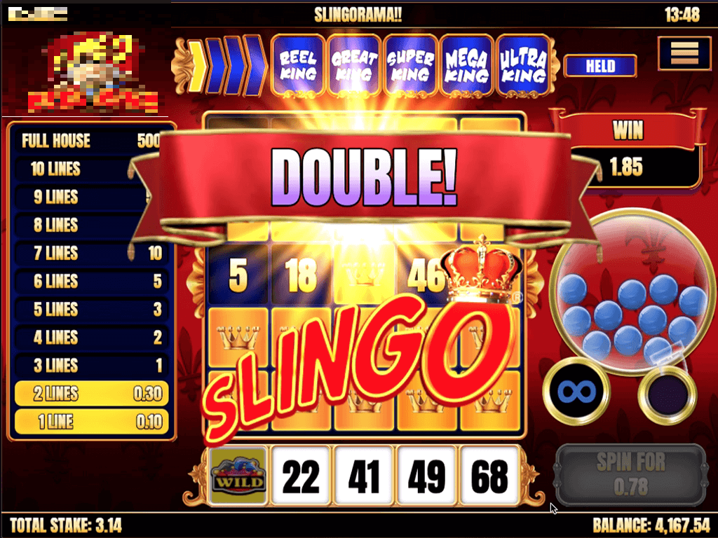 Slingo Reel King Slot Wins