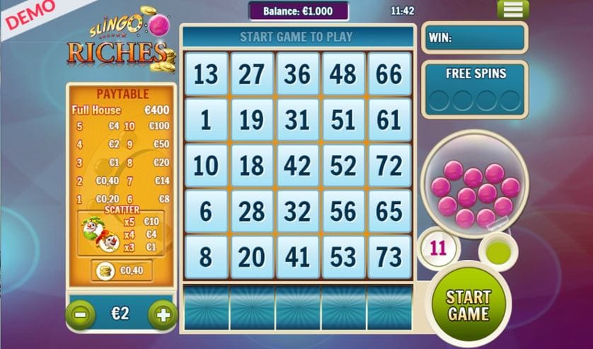 Slingo Riches Slot Game