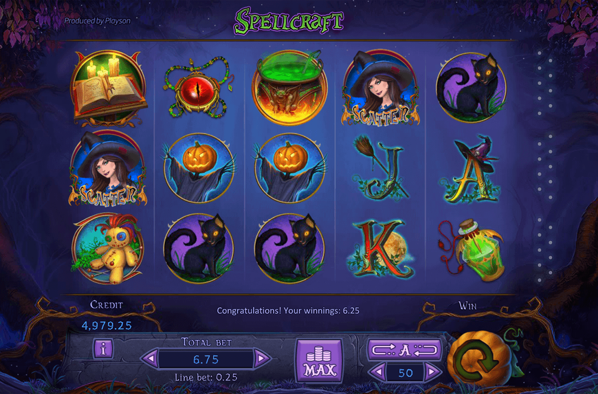 Spellcraft Slots Online