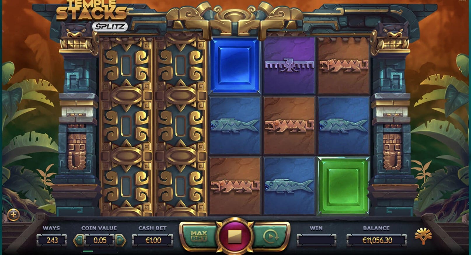 Temple Stacks: Splits Slot Game