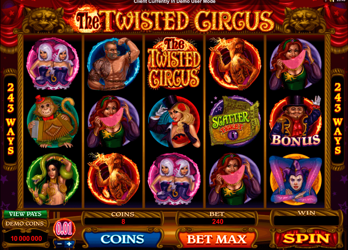 The Twisted Circus slot