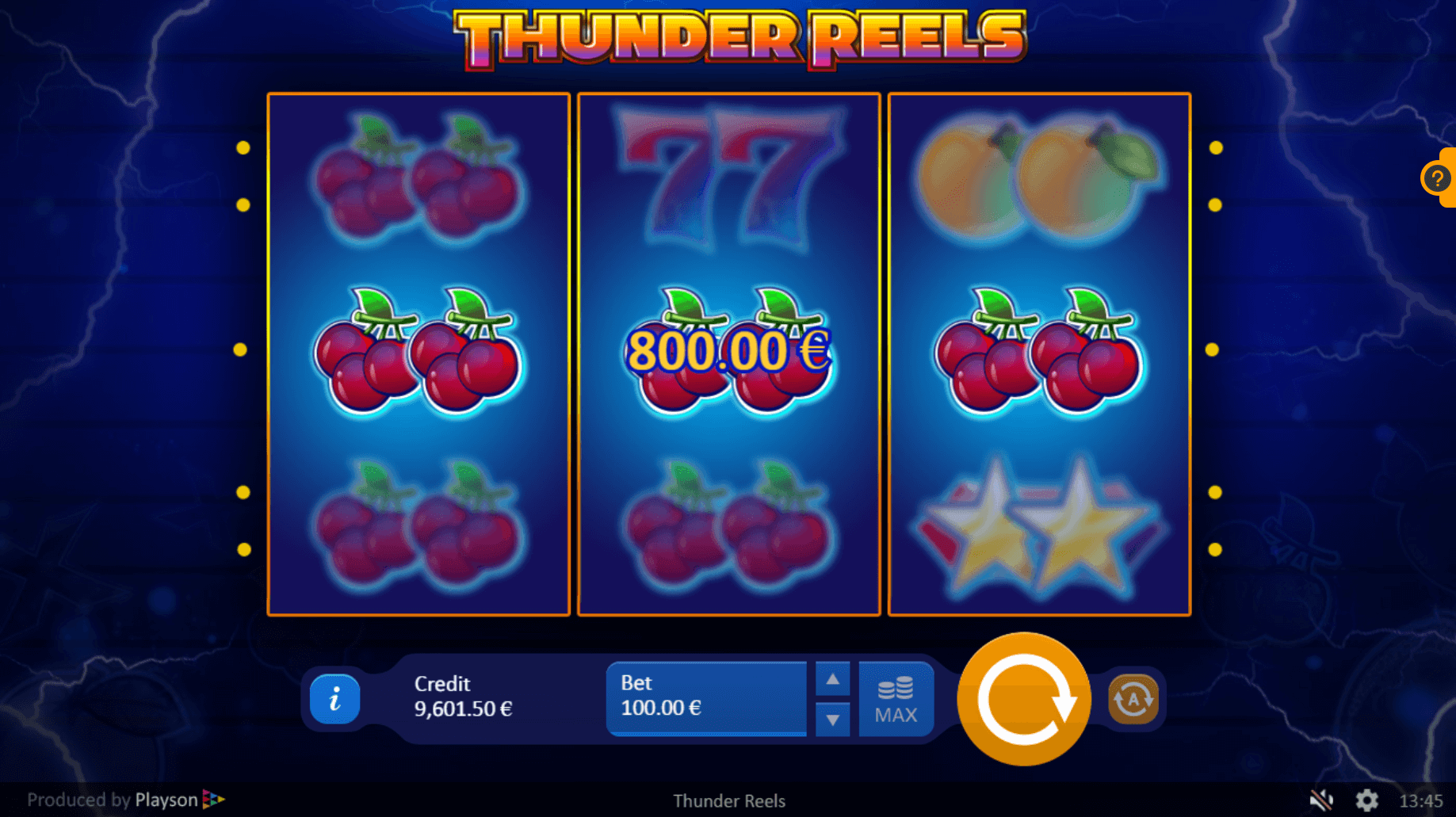 Thunder Reels slots UK